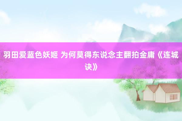 羽田爱蓝色妖姬 为何莫得东说念主翻拍金庸《连城诀》